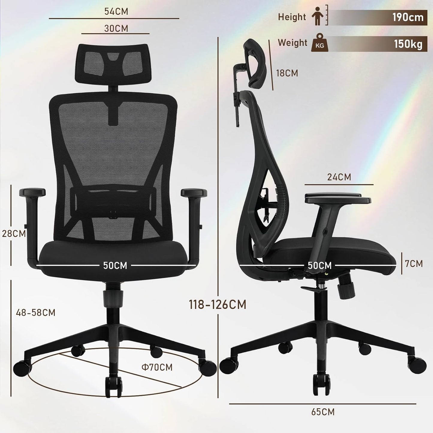 Sedia Ergonomica Comfort Pro